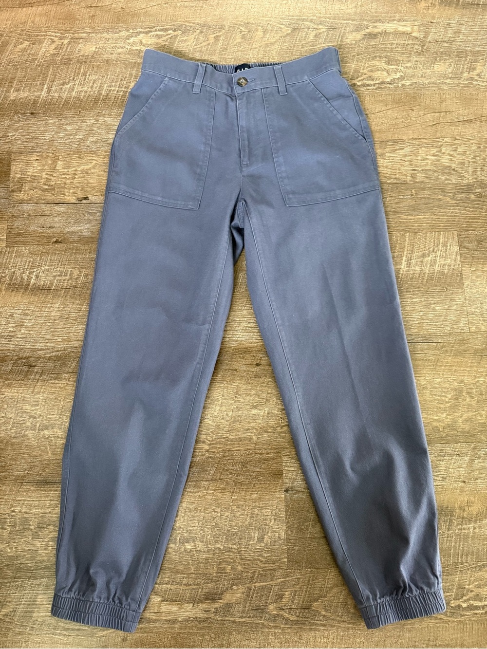 Women’s Casual Tapered Pants in Slate Blue